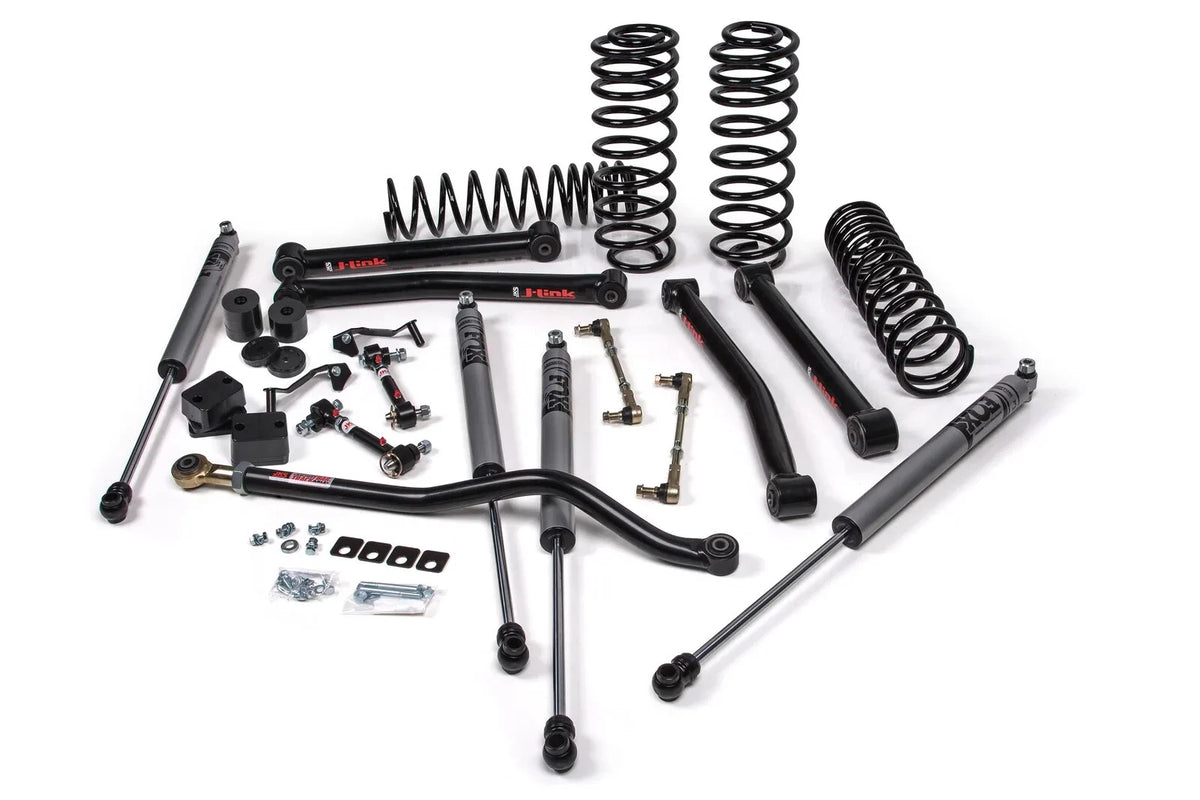 JKS 18-21 Jeep JL J-Kontrol 3in 2Dr w/Fox 2.5 Performance Elite Series Shocks STD Rate Coils