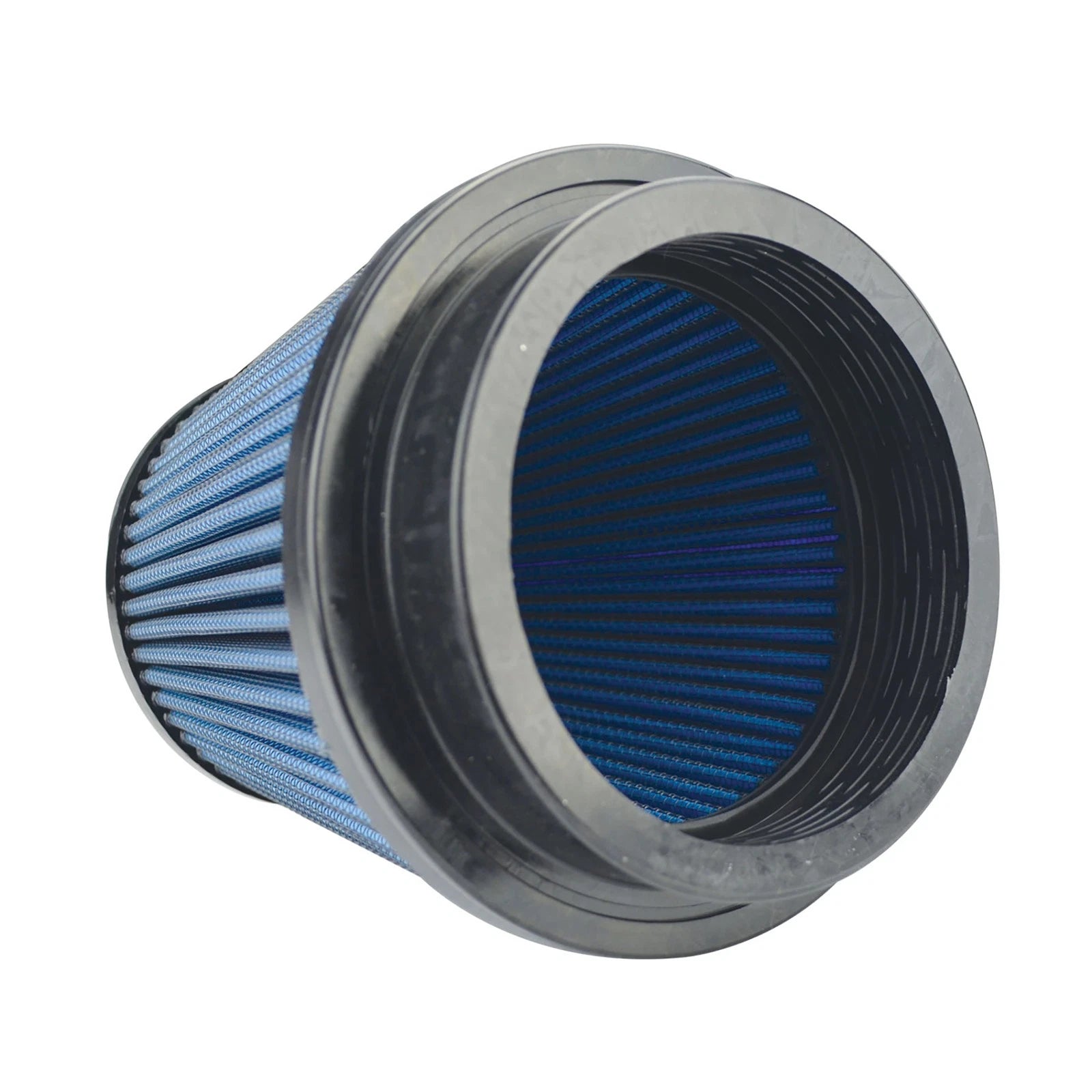 Injen SuperNano-Web Dry Air Filter 4in ID x 5.5in Base x 5.4in Height x 4in Top (X-1128-BB)