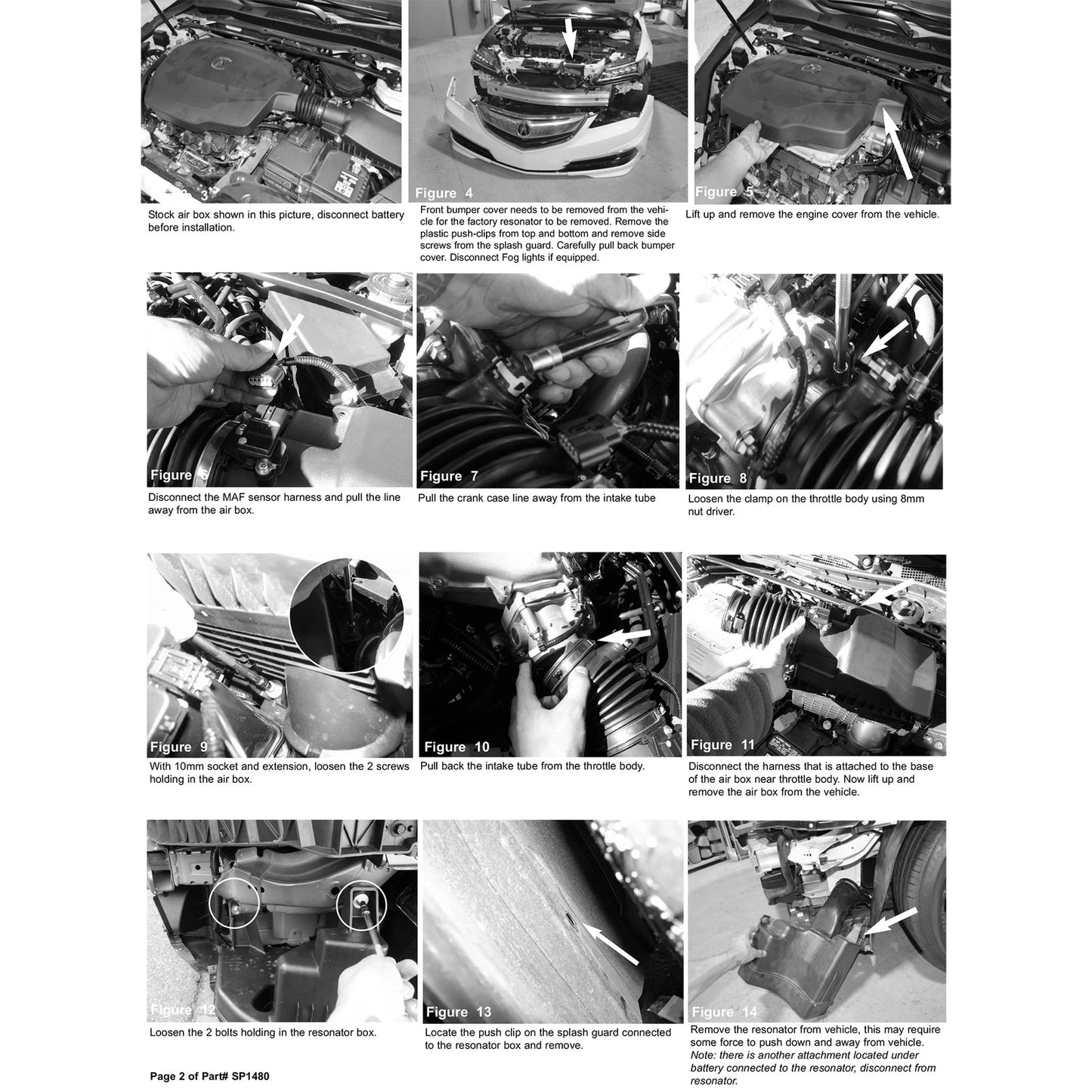 Injen 3.5L V6 Cold Air Intake | Acura TLX (13-20) (SP1480BLK)