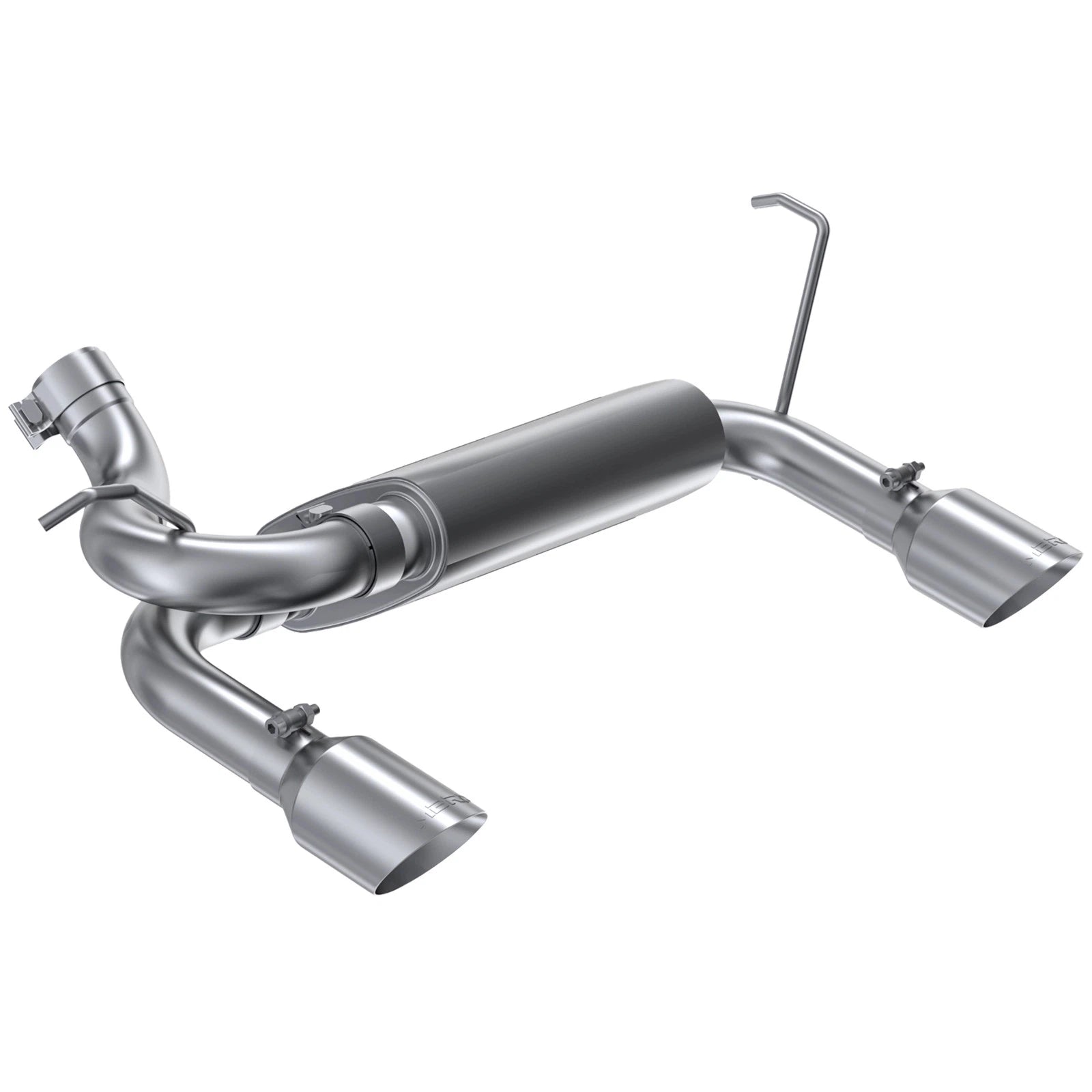 MBRP 2.5in Axle-Back D&S Dual Rear Exit Aluminum Exhaust | Jeep Wrangler/Rubicon (07-14) (S5528AL)