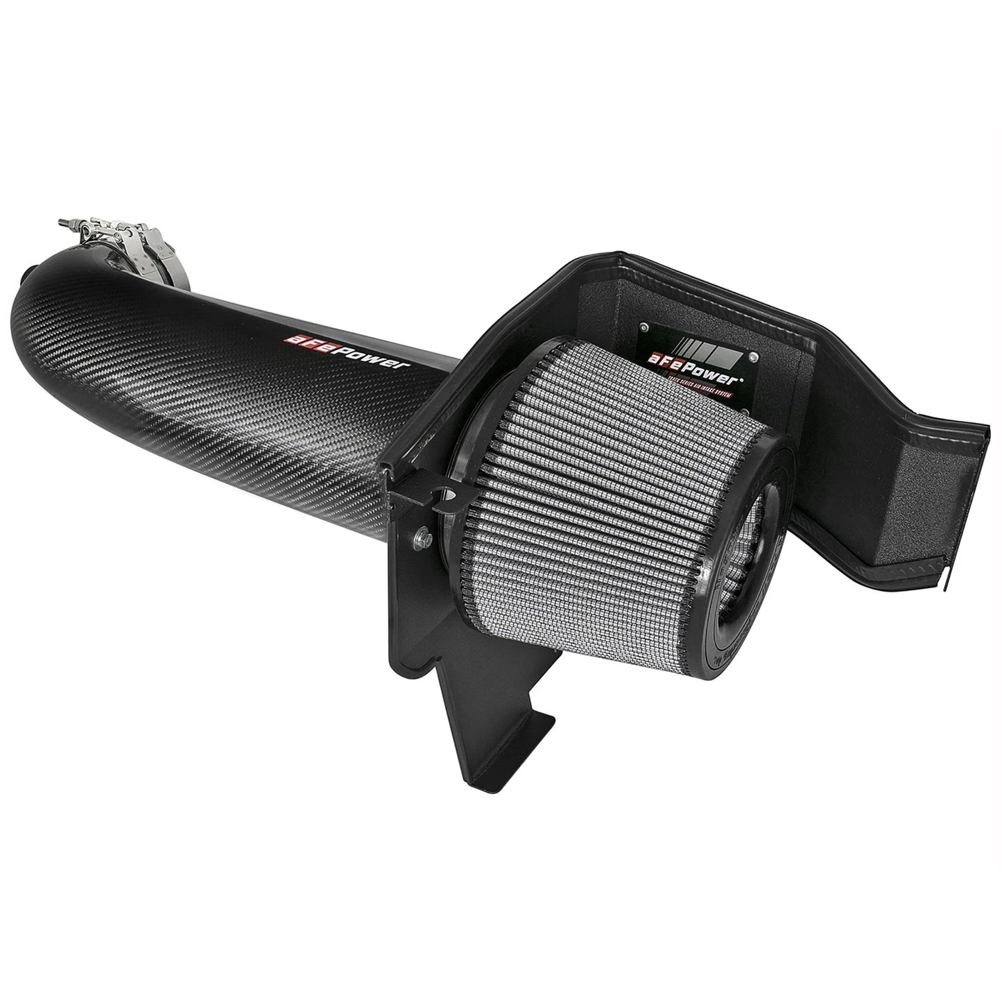 aFe Track Series CF Stage 2 Intake w/ Pro Dry S | Dodge Challenger V8 (11-18) (51-12162-C)