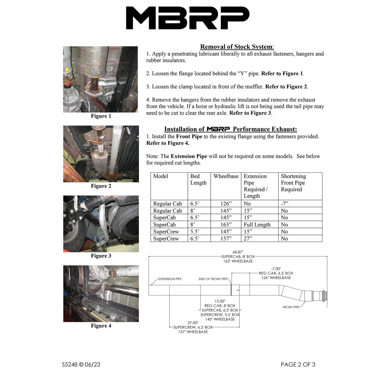 MBRP 4in Cat-Back Single Side T409 Exhaust System | Ford F-150 3.5L V6 EcoBoost (11-13) (S5248409)
