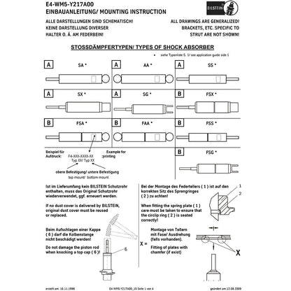 Bilstein B6 1985 Chevrolet Corvette Base Rear Shock Absorber