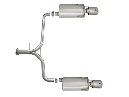 aFe Takeda 1-3/4-2-1/4in SS Axle-Back Exhaust | Honda Accord 13-16 2.4L (49-36604)