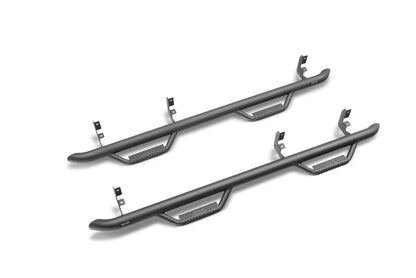 N-Fab Nerf Step 2019 Chevy/GMC 1500 Crew Cab - Cab Length Gloss - Black - 3in