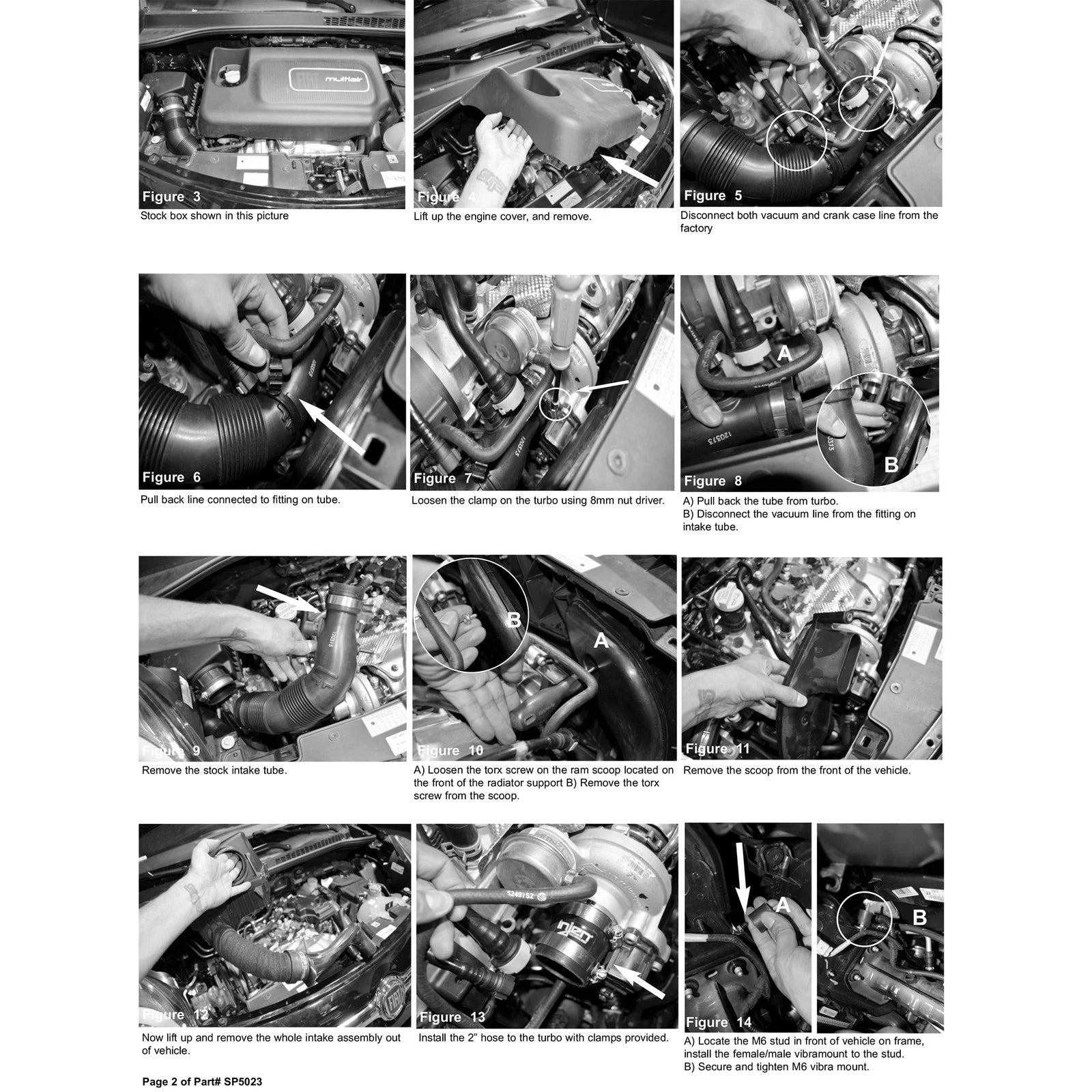 Injen SP Cold Air Intake System | 2014 Fiat 500L (SP5023BLK)