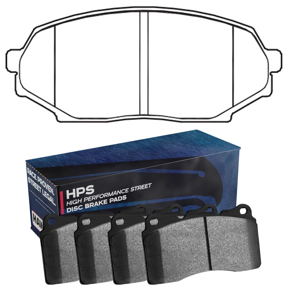 Hawk Performance Street Front Brake Pads | Mazda Miata (1989–1993) (HB148F.560)