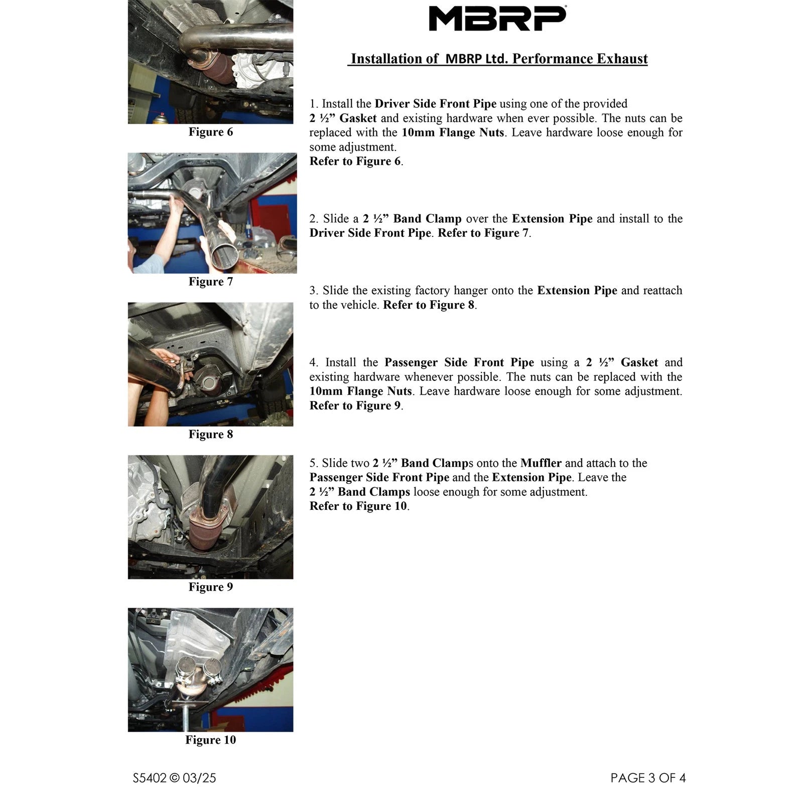MBRP 2.5in. Cat-Back Dual Split Rear Exit Exhaust | Nissan Titan 5.6L EC/CC (04-09) (S5402409)