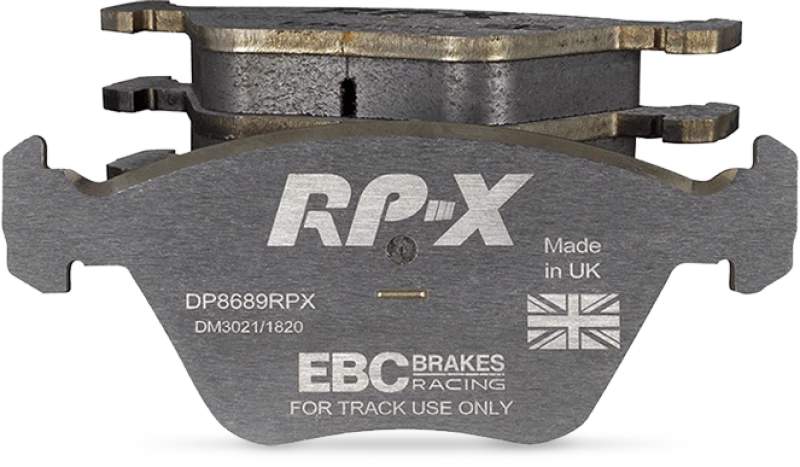 EBC Racing 12-15 Porsche 911 (991) Carrera 3.4L (Cast Iron Rotor Only) RP-X Rear Brake Pads