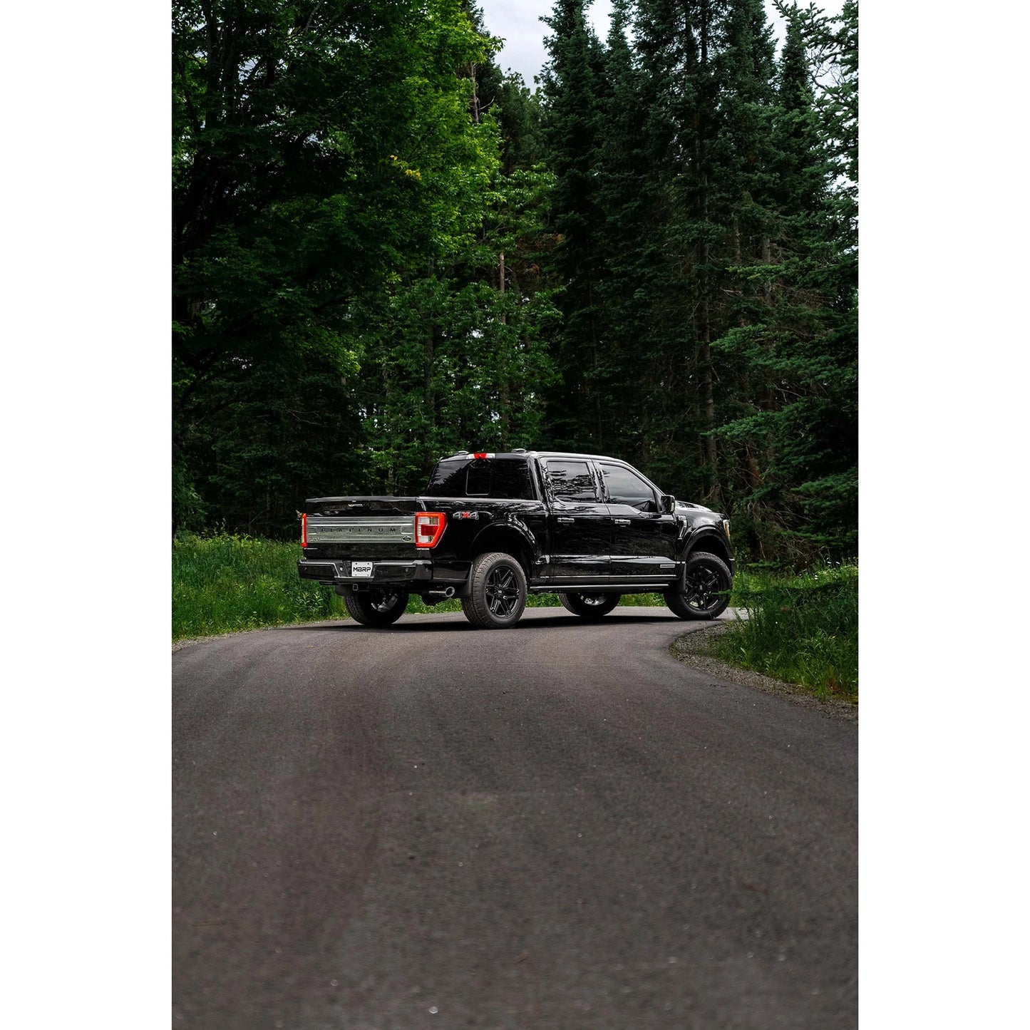 MBRP 3in Resonator-Back Single Side Exit Exhaust | Ford F-150 Powerboost Hybrid (21+) (S5221AL)