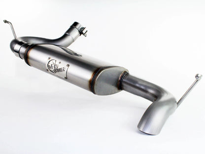 aFe 2.5in SS Axle-Back Exhaust Jeep Wrangler V6 3.6/3.8L (07-17) (49-46219)