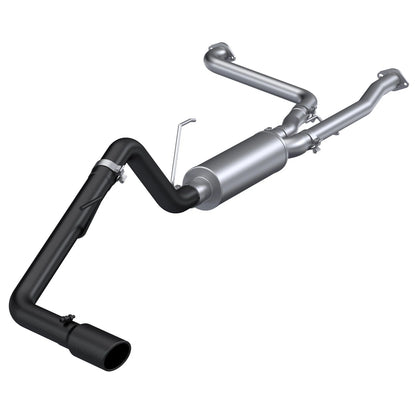 MBRP 3in Tip 3in Cat Back Single Side Exit Street Profile | Nissan Frontier (22-23) (S5407BLK)