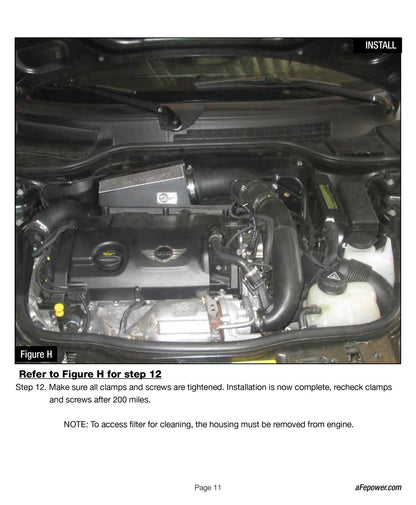 aFe MagnumFORCE Stage-2 Pro Dry S Intake | Mini Cooper Countryman S 1.6L Turbo (10-15) (51-12712)