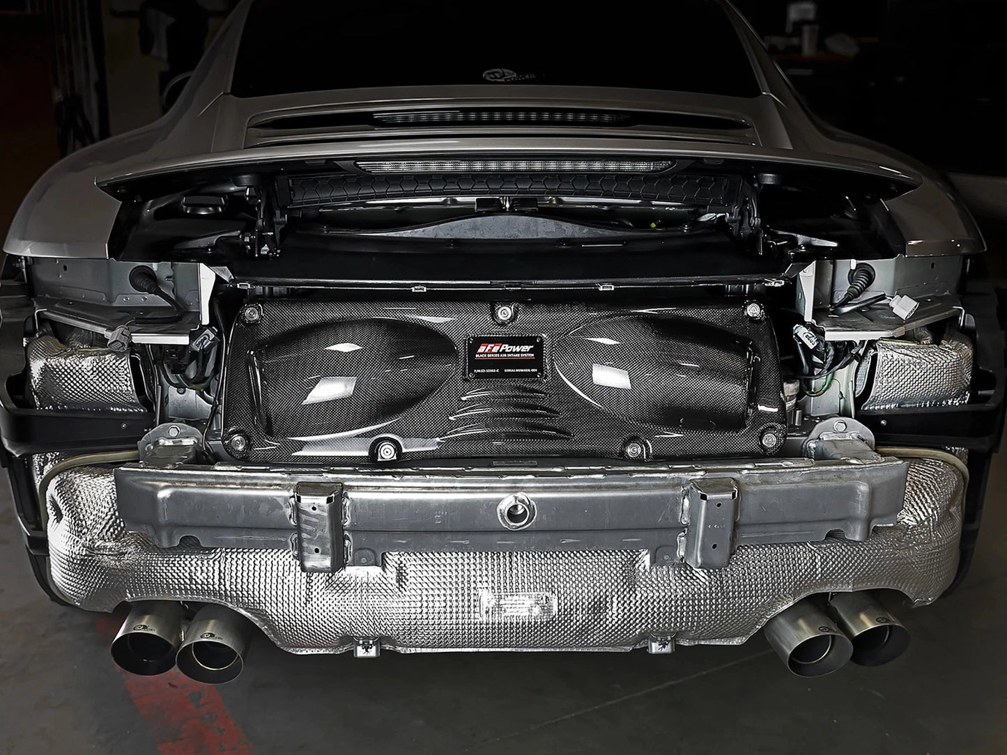 aFe Black Series Cold Air Intake | Porsche Carrera/Carrera S 3.4L/3.8L (12-15) (52-12352-C)