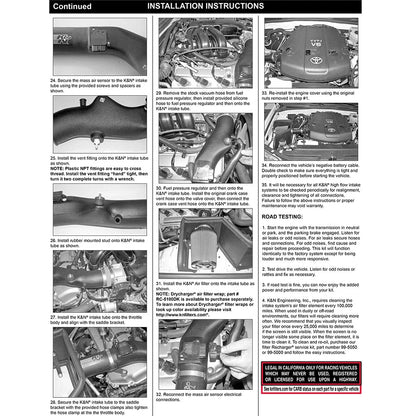 K&N AirCharger Performance Intake | Toyota 4Runner (03-08) (63-9023)