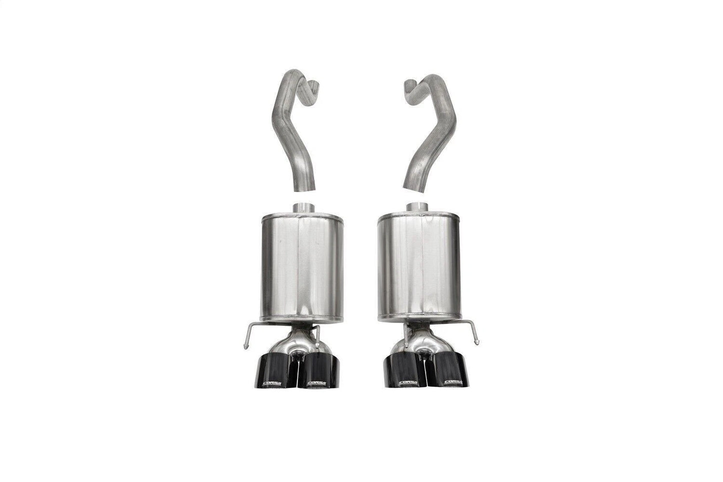 CORSA Xtreme, Sport / 2.5 in Axle-Back 4.5 in Twin Tips | 2009-2013 Corvette C6 (21012, 21011)