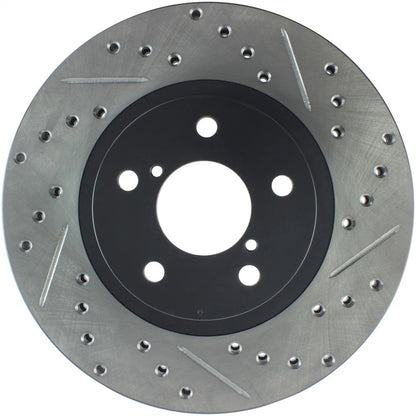 StopTech 127.47012L Front Left Drilled Disc Brake Rotor for 98-16 Subaru Impreza