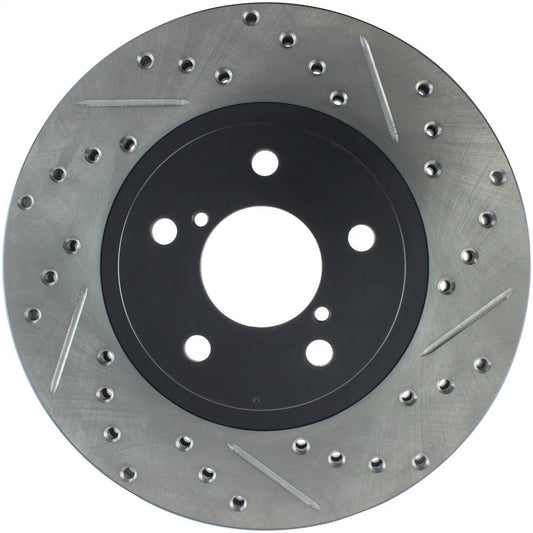 StopTech 127.47012L Front Left Drilled Disc Brake Rotor for 98-16 Subaru Impreza
