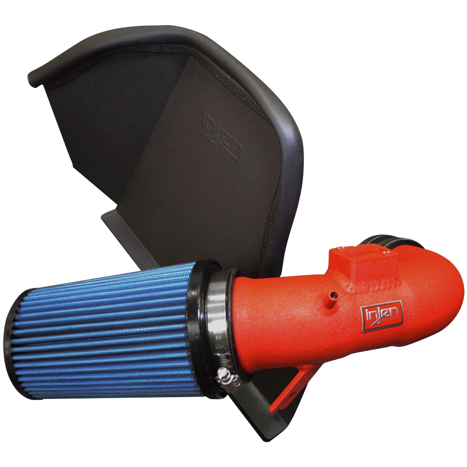 Injen Wrinkle Red Cold Air Intake | BMW 3 Series (11-19) / 4 Series (13-21) / 2 Series (13-21) / 4 Series Gran Coupe (14-21) (SP1123WR)
