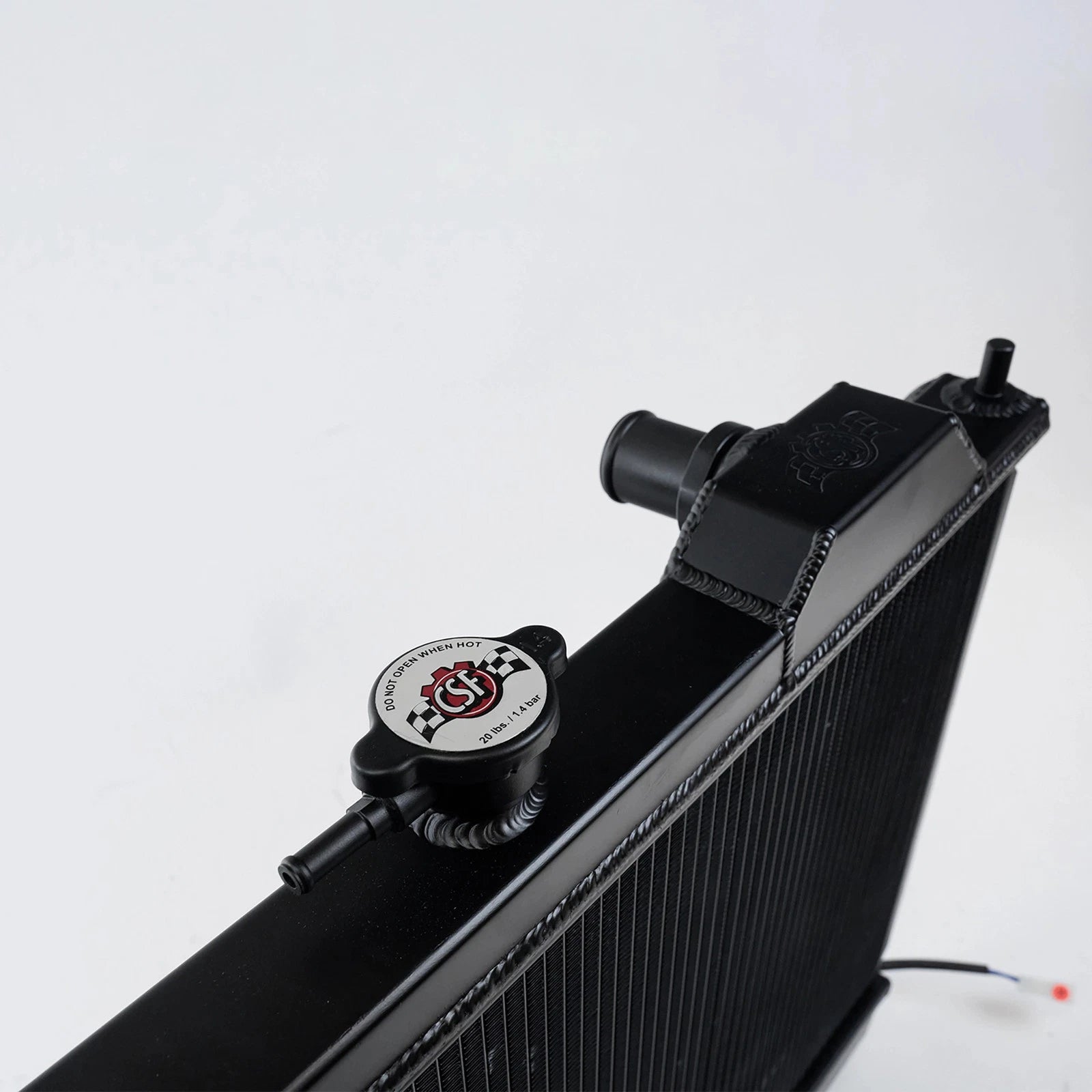 CSF All-Aluminum Radiator w/ 12in SPAL Fan | Mitsubishi Lancer Evo 4-9 (05-06) (7075B)