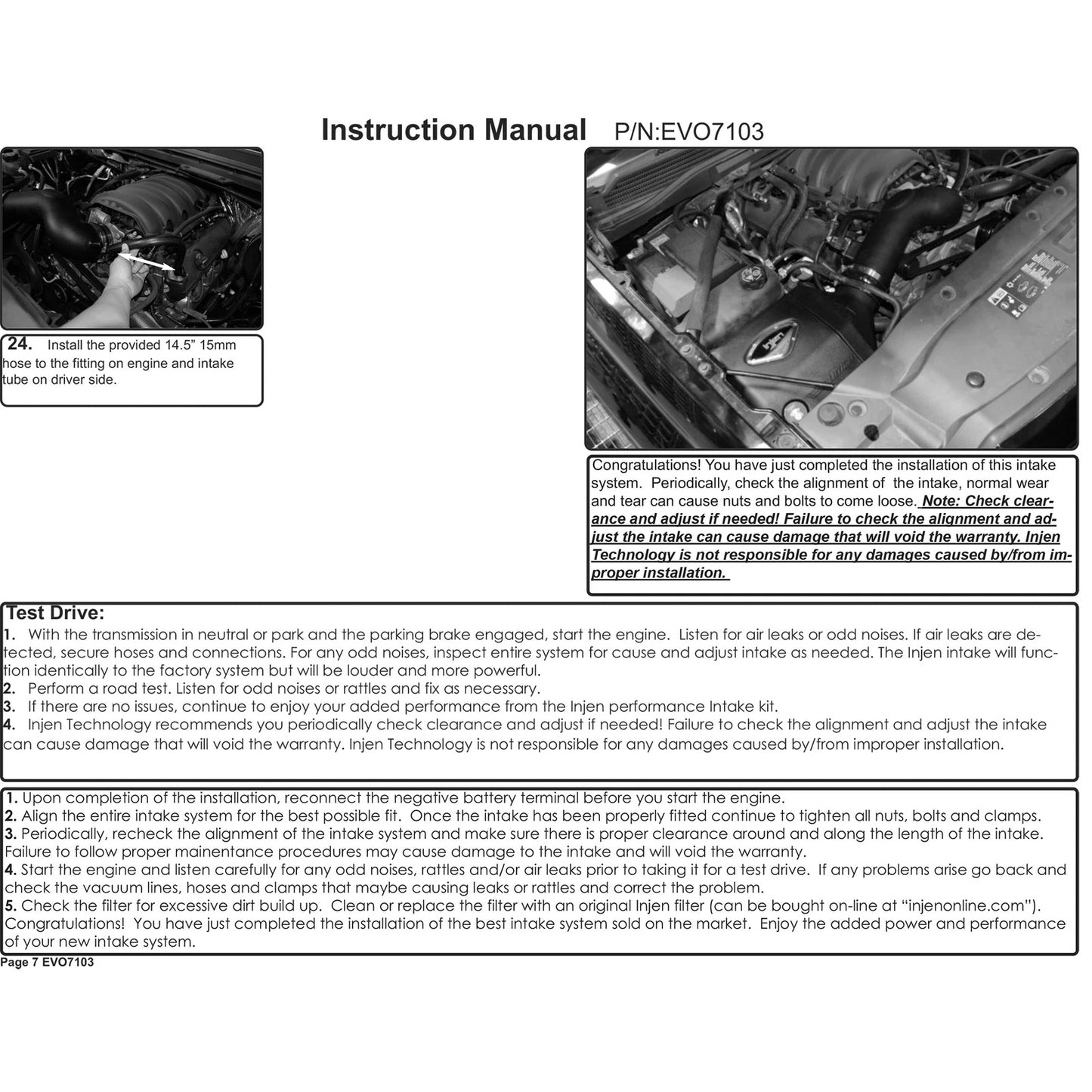 Injen Evolution Air Intake | Cadillac Escalade (15-19) (EVO7103)