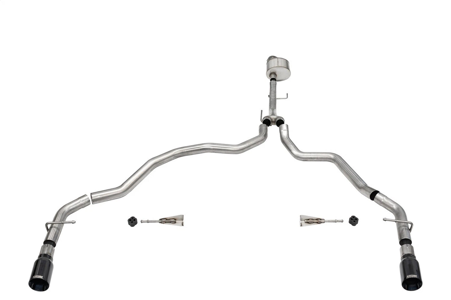 CORSA Xtreme / 3.0 in Cat-Back Dual Rear Exit | 2021-24 Ford F-150 5.0L V8 (122.8" WB) (21143)