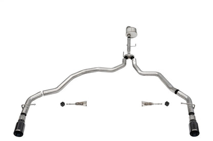 CORSA Xtreme / 3.0 in Cat-Back Dual Rear Exit | 2021-24 Ford F-150 5.0L V8 (122.8" WB) (21143)