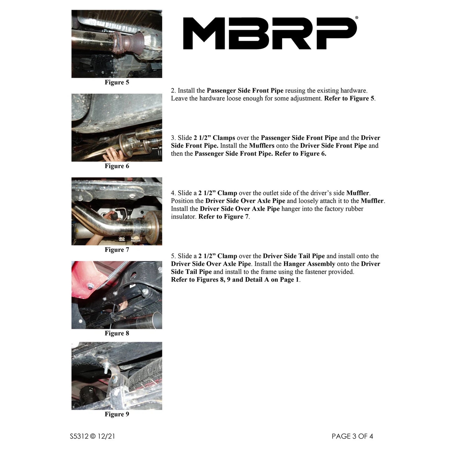 MBRP 2.5in. Dual Split Rear Cat-Back Exhaust | Toyota Tundra 09-21 (S5312409) (S5312409)