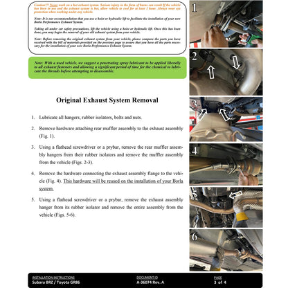 Borla S-Type Catback Exhaust | 2022-2023 Subaru BRZ/Toyota GR86 (140909/BC)