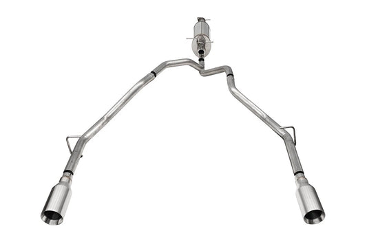 CORSA Sport / 3.0 in to 2.5 in Cat-Back DRE 5.0 in Single Tips | 2025+ RAM 1500 3.0L Turbo
