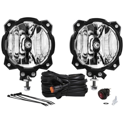 KC HiLites KC Hilites Pro6 Gravity LED Light - Spot / Pair (KC91301)