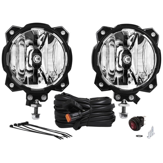KC HiLites KC Hilites Pro6 Gravity LED Light - Spot / Pair (KC91301)