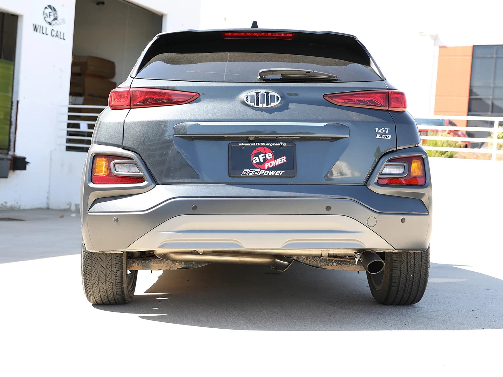 aFe 2.5in SS Axle-Back Exhaust w/ Black Tips | Hyundai Kona AWD (18-22) (49-37017NM-B)