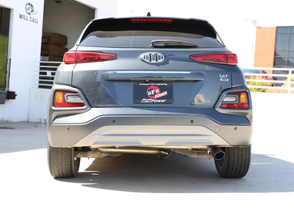aFe 2.5in SS Axle-Back Exhaust w/ Black Tips | Hyundai Kona AWD (18-22) (49-37017NM-B)