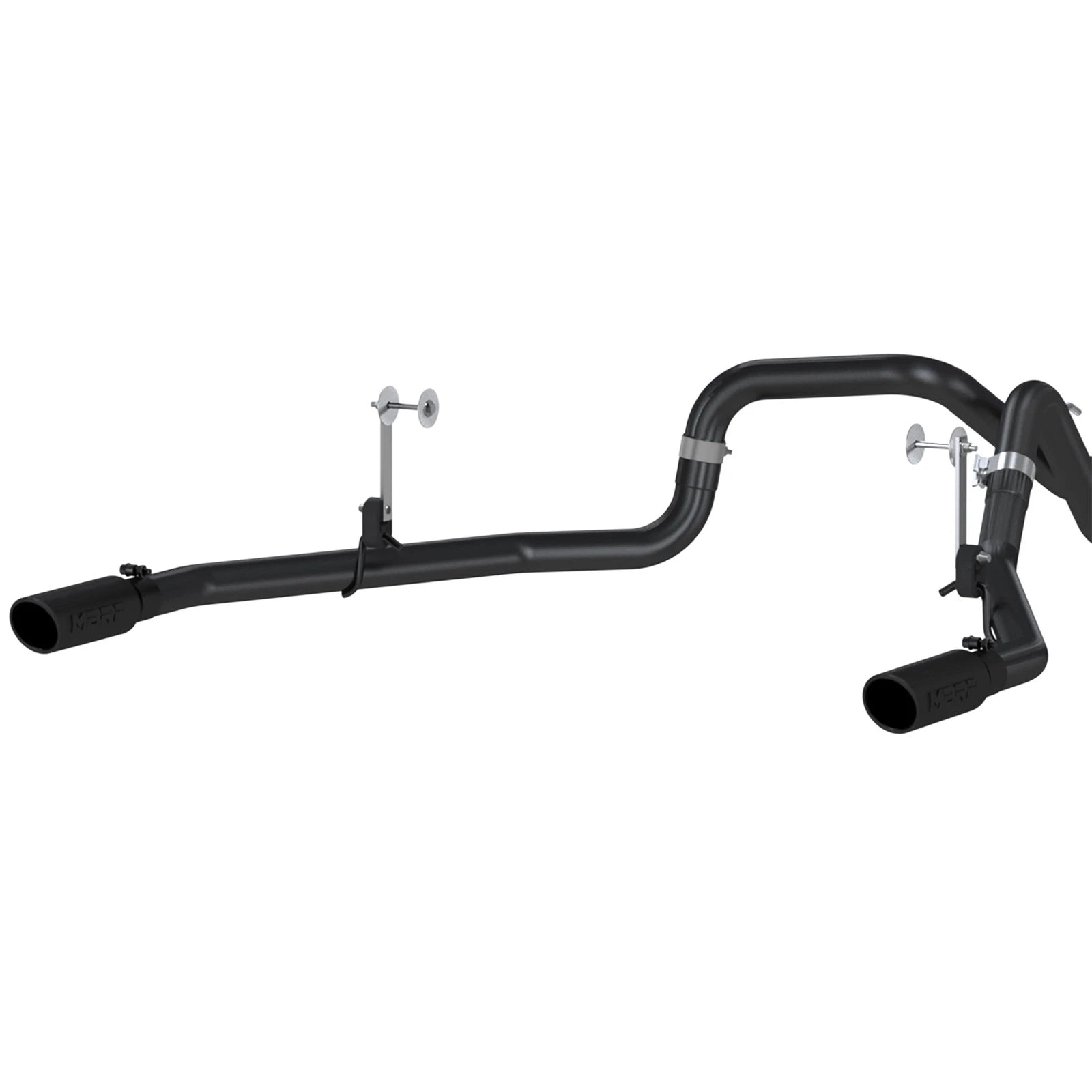 MBRP 3in Cat-Back Dual Split Rear Exit Black Exhaust System | Ford F-150 5.0L (15) (S5258BLK)
