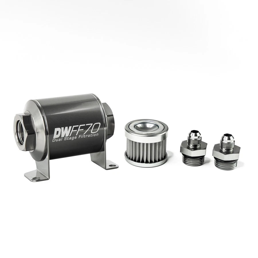 Deatschwerks Universal 70mm 5 Micron Fuel Filter Kit (8-03-070-005K/-10/-38/-516/-6/-8)