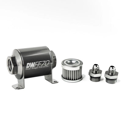 Deatschwerks Universal 70mm 5 Micron Fuel Filter Kit (8-03-070-005K/-10/-38/-516/-6/-8)