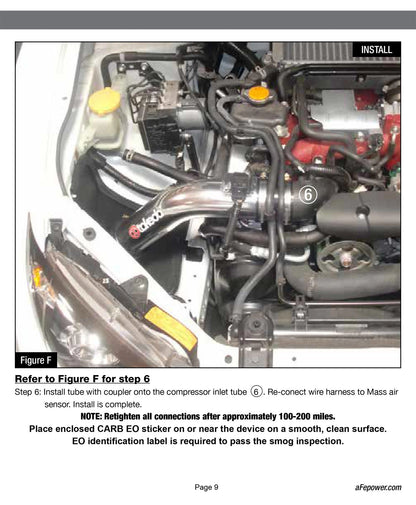 aFe Takeda Stage-2 Pro DRY S Cold Air Intake System | Subaru WRX/STI (08-14) (TA-4301P)