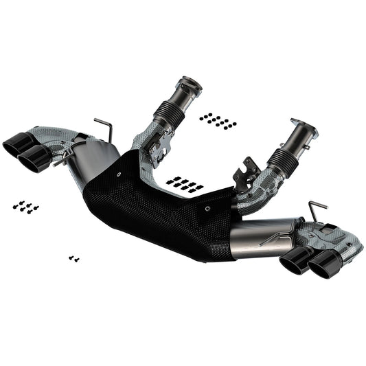 Borla 20-24 Chevy Corvette 6.2L V8 AT w/o NPP 3in S-Type Catback Exhaust - Black Chrome Tips | Chevrolet Corvette (140840BC)