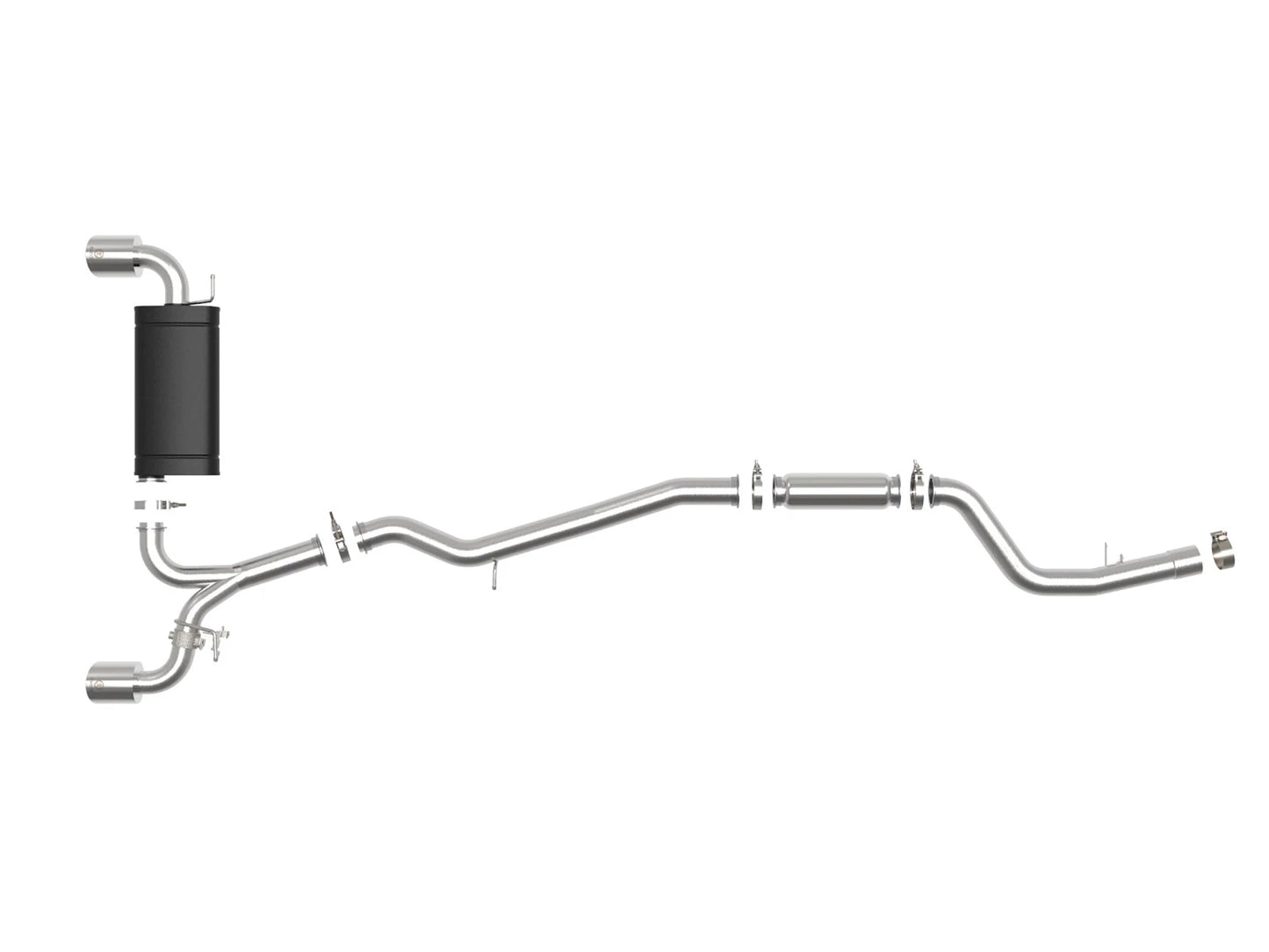 aFe Takeda 3in to 2.5in SS Cat-Back Exhaust | Toyota Supra (20-26) (49-36043-C)