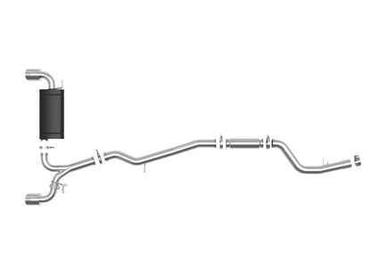 aFe Takeda 3in to 2.5in SS Cat-Back Exhaust | Toyota Supra (20-26) (49-36043-C)