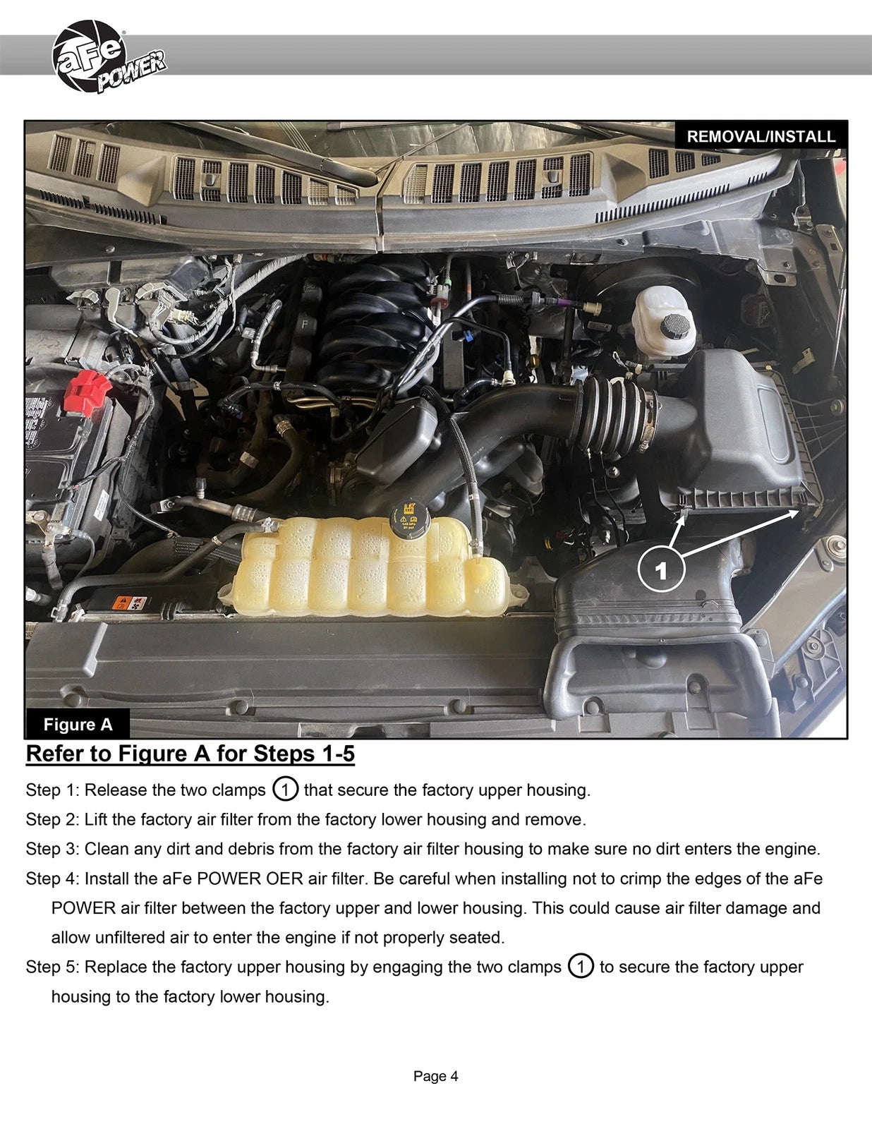 aFe Pro 5R Induction System | Ford F-150 (15-20) (55-10011R)