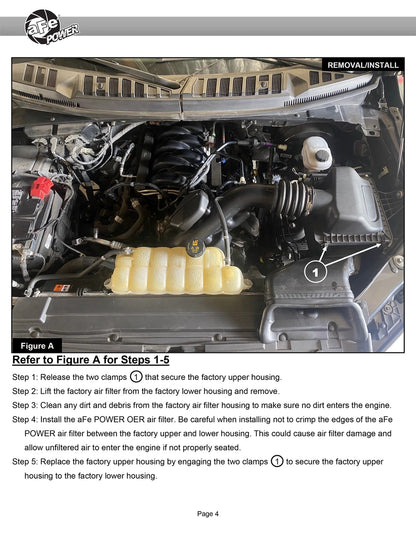 aFe Pro 5R Induction System | Ford F-150 (15-20) (55-10011R)
