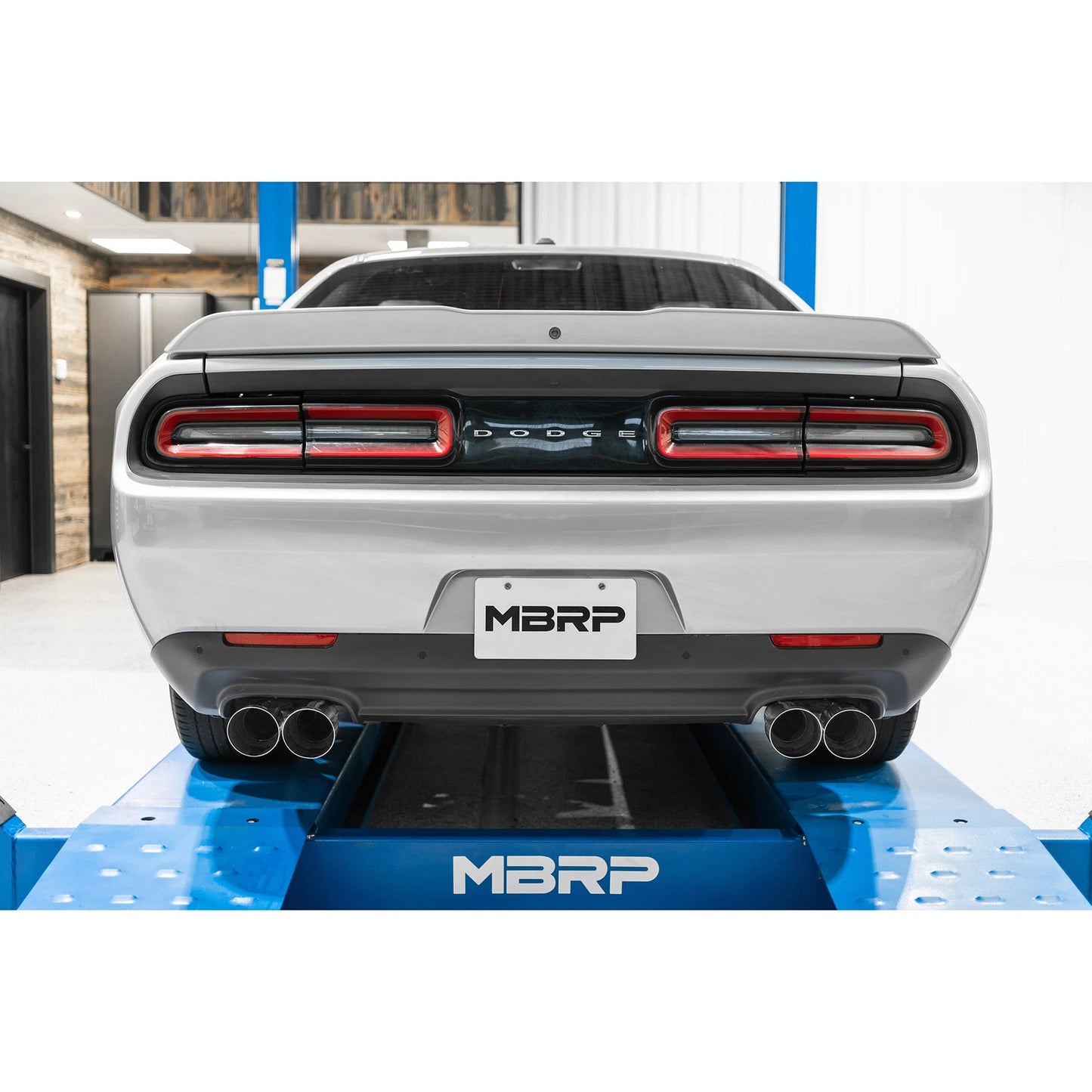 MBRP 3in Cat-Back D&R Exhaust w/ Quad Tips | Dodge Challenger 15-16 (S7116AL)
