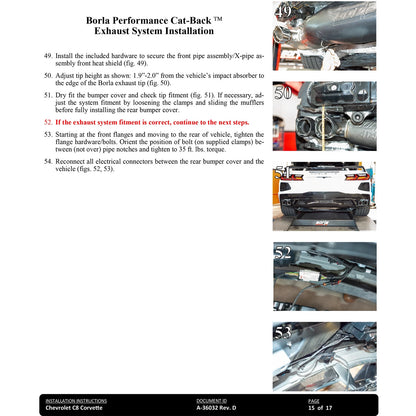 Borla 3in ATAK Catback Exhaust | Chevrolet Corvette 6.2L V8 (20-23) Black Chrome Tips
