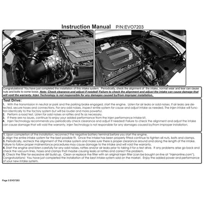 Injen Evolution Intake | Chevrolet Corvette Z06 (15-19) (EVO7203)