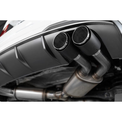 MBRP 3-In Armor Pro Street Profile Quad Rear Exit Cat-Back | Audi S3 (S46013CF)