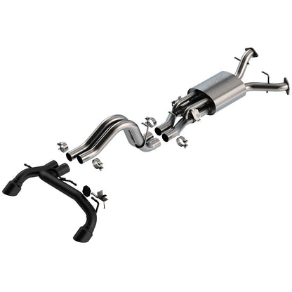 Borla 2.75in Catback Exhaust | Ford Bronco Raptor V6 Turbo (22-24) / 4in Tips