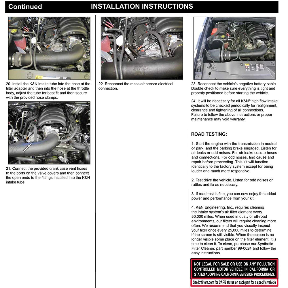 K&N Performance Air Intake System | Chevrolet Silverado / GMC 1500 (14-18) (30-3082)