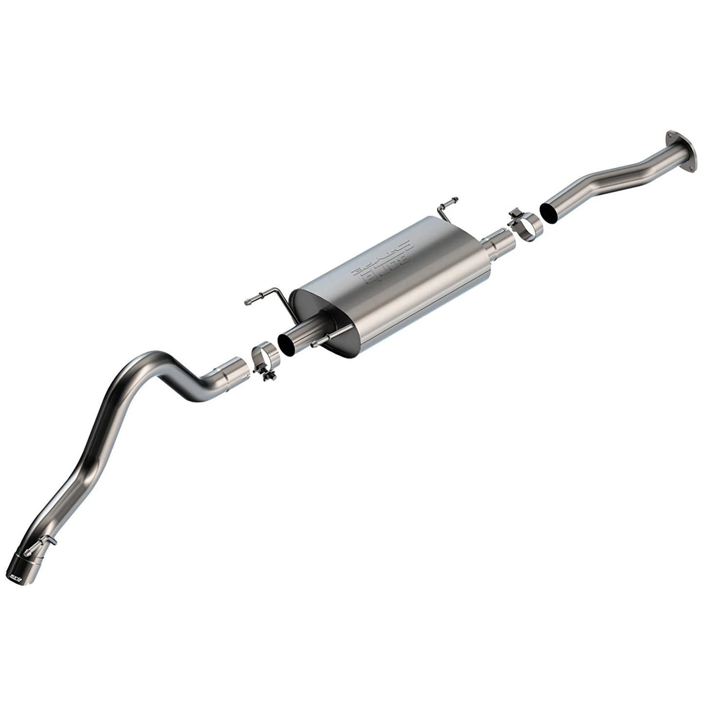 Borla 140681 S-Type Stainless Cat Back Exhaust System for 2016-23 Tacoma 3.5L V6